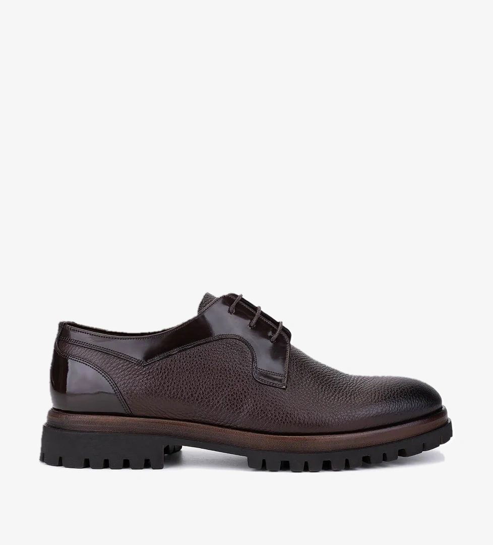 Tamer Tanca Tamer Tanca Erkek Hakiki Deri Kahverengi Klasik Ayakkabı model görseli