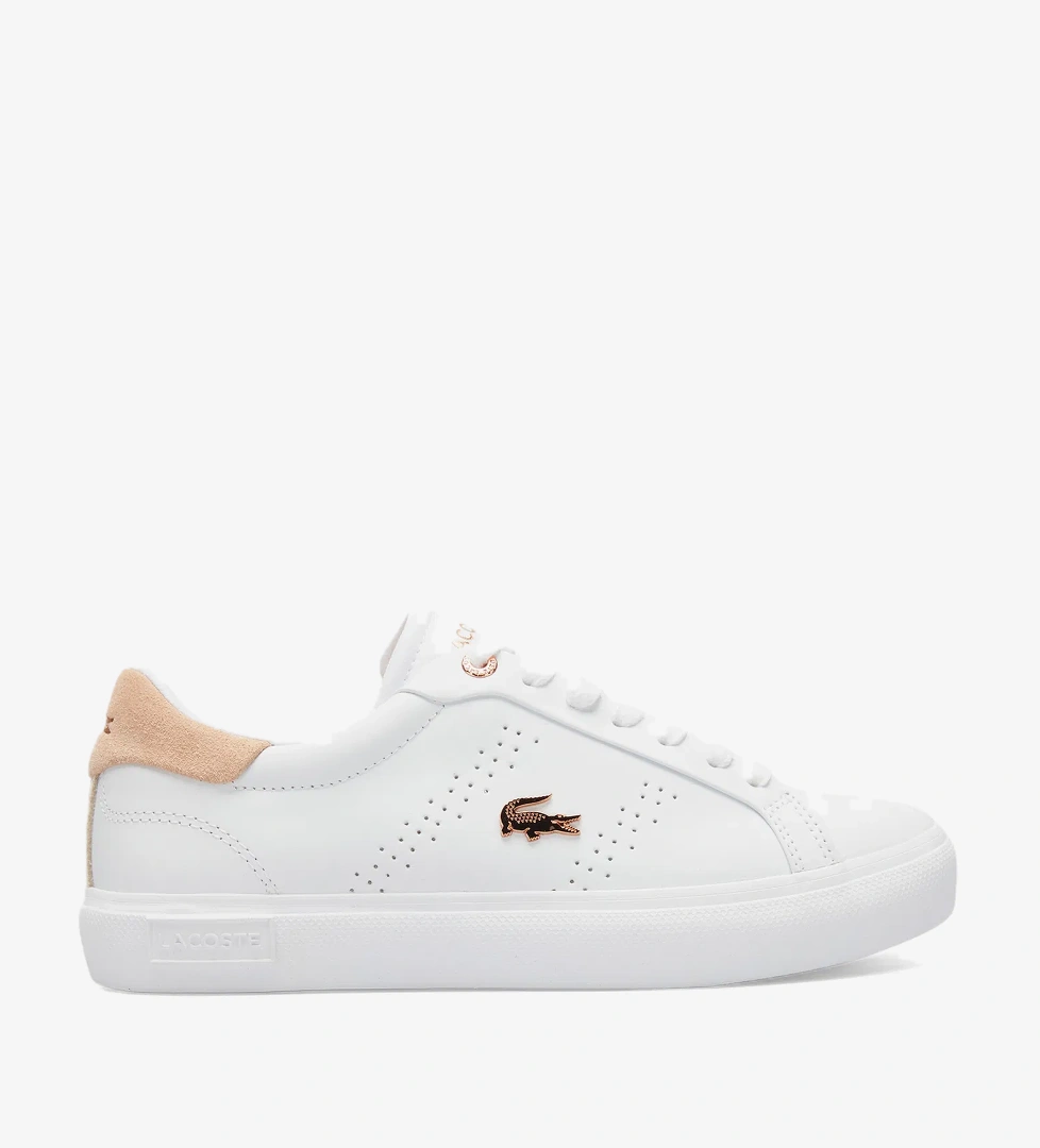 Lacoste Powercourt 2.0 Kadın Beyaz Sneaker - Görsel 1