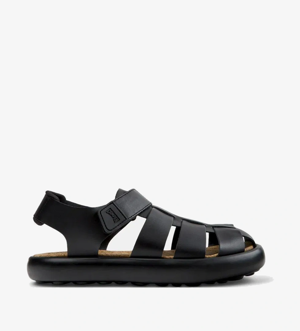 Camper Erkek Camper Siyah Pel K100938-003 Sandalet & Terlik | FashFed Siyah - 1. görsel