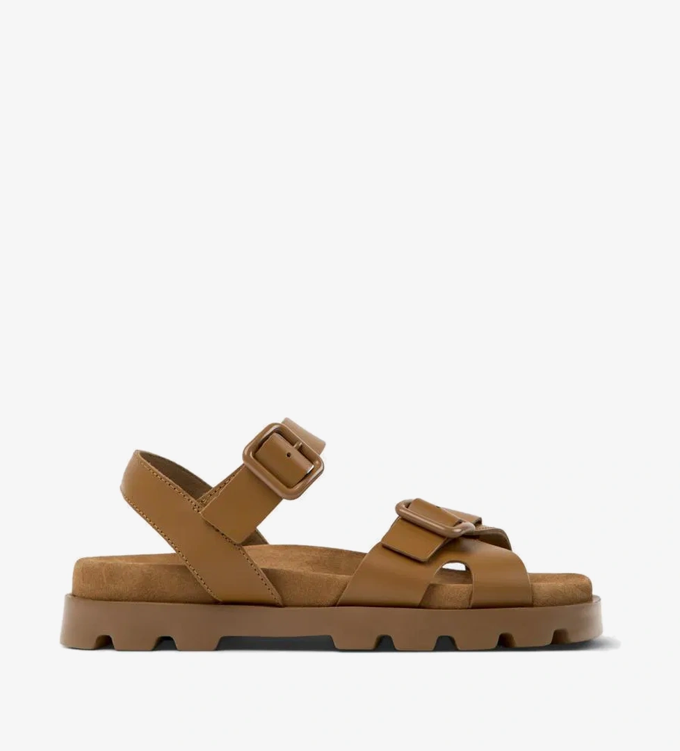 Camper Kadın Camper Kahverengi Brutus K201768-004 Sandalet & Terlik | FashFed Kahverengi - 1. görsel