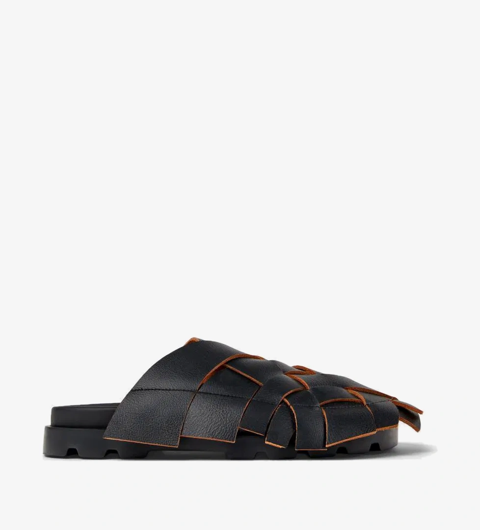 Camper Unisex Camper Siyah Brutus A500035-001 Sandalet & Terlik | FashFed Siyah - 1. görsel