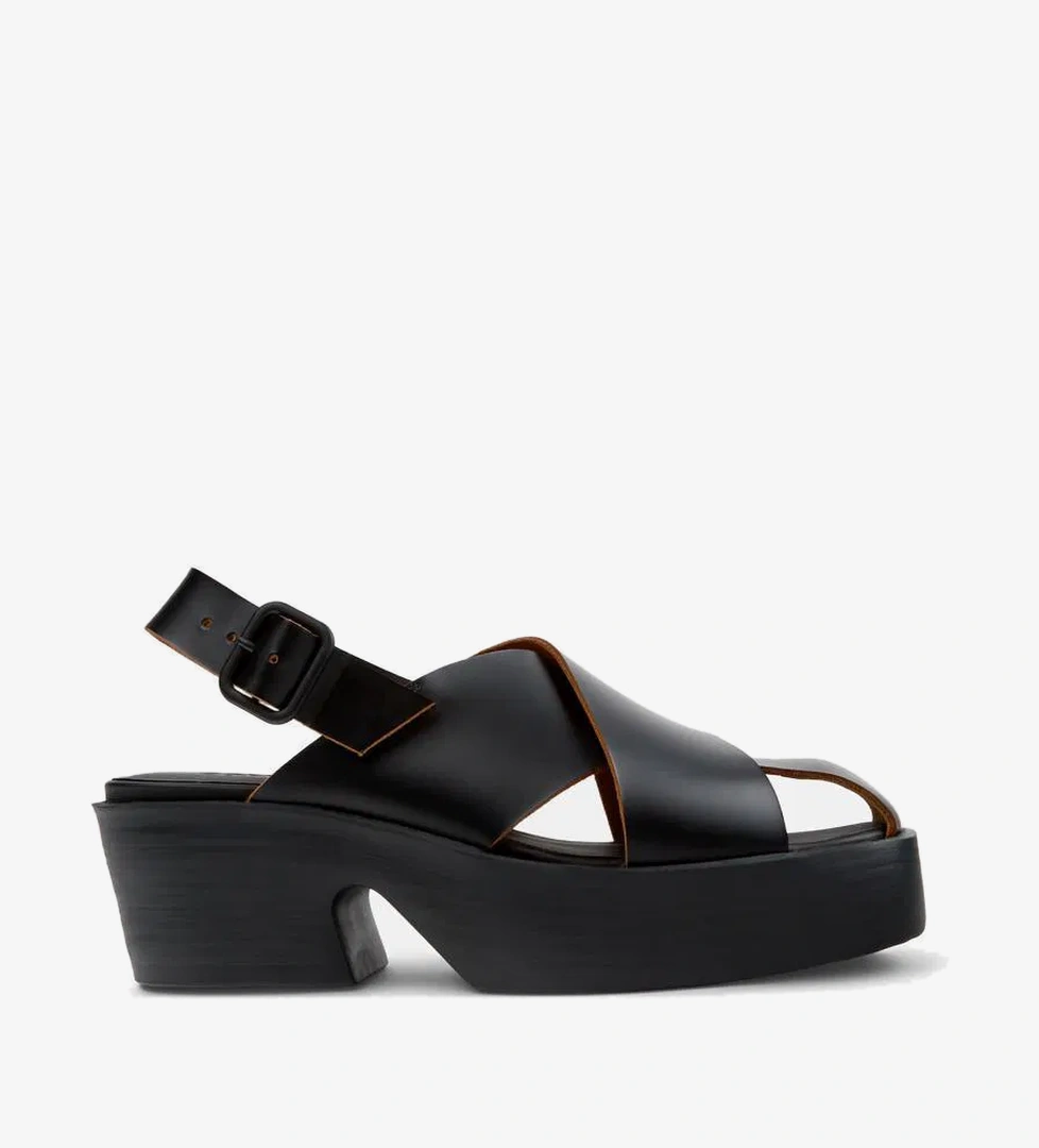 Camper Kadın Camper Siyah Ger K201725-001 Sandalet & Terlik | FashFed Siyah - 1. görsel