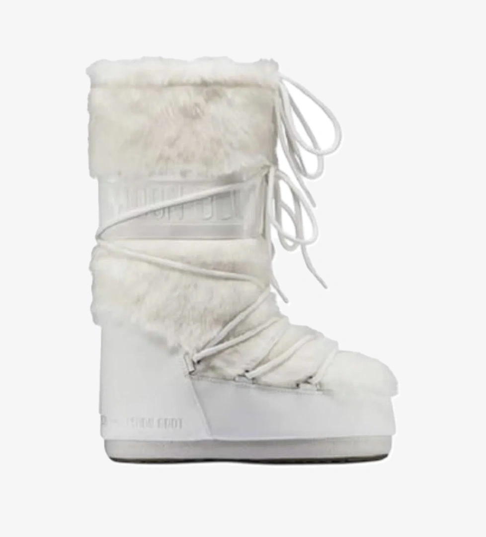 Moon Boot Moon Boot Beyaz Moon Boot Icon Faux Fur Kadın Kar Botu | FashFed Beyaz - 1. görsel