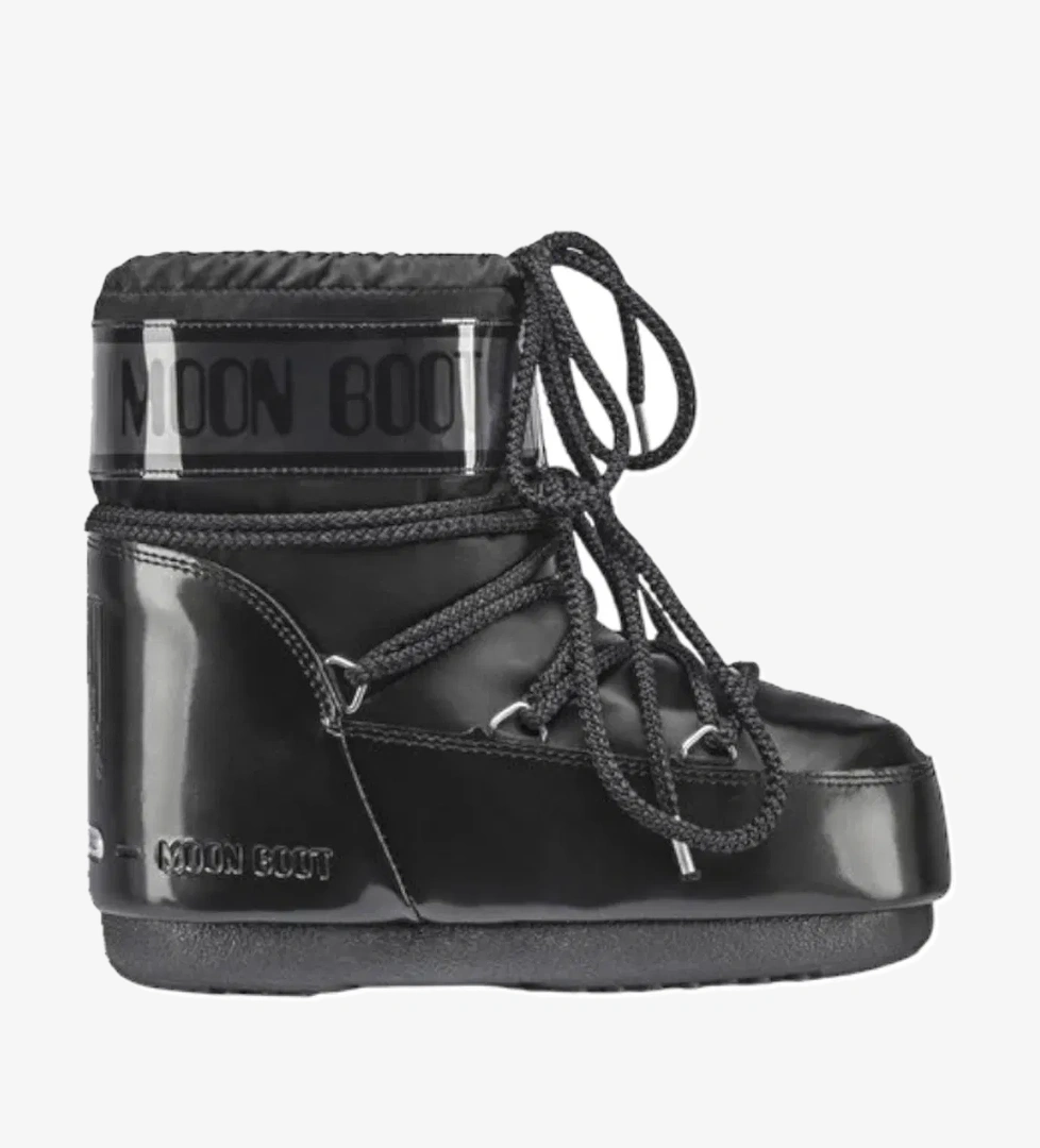 Moon Boot Moon Boot 80d1409350-n001 Moon Boot Icon Low Glance Kadın Siyah Kar Botu | FashFed Siyah - 1. görsel