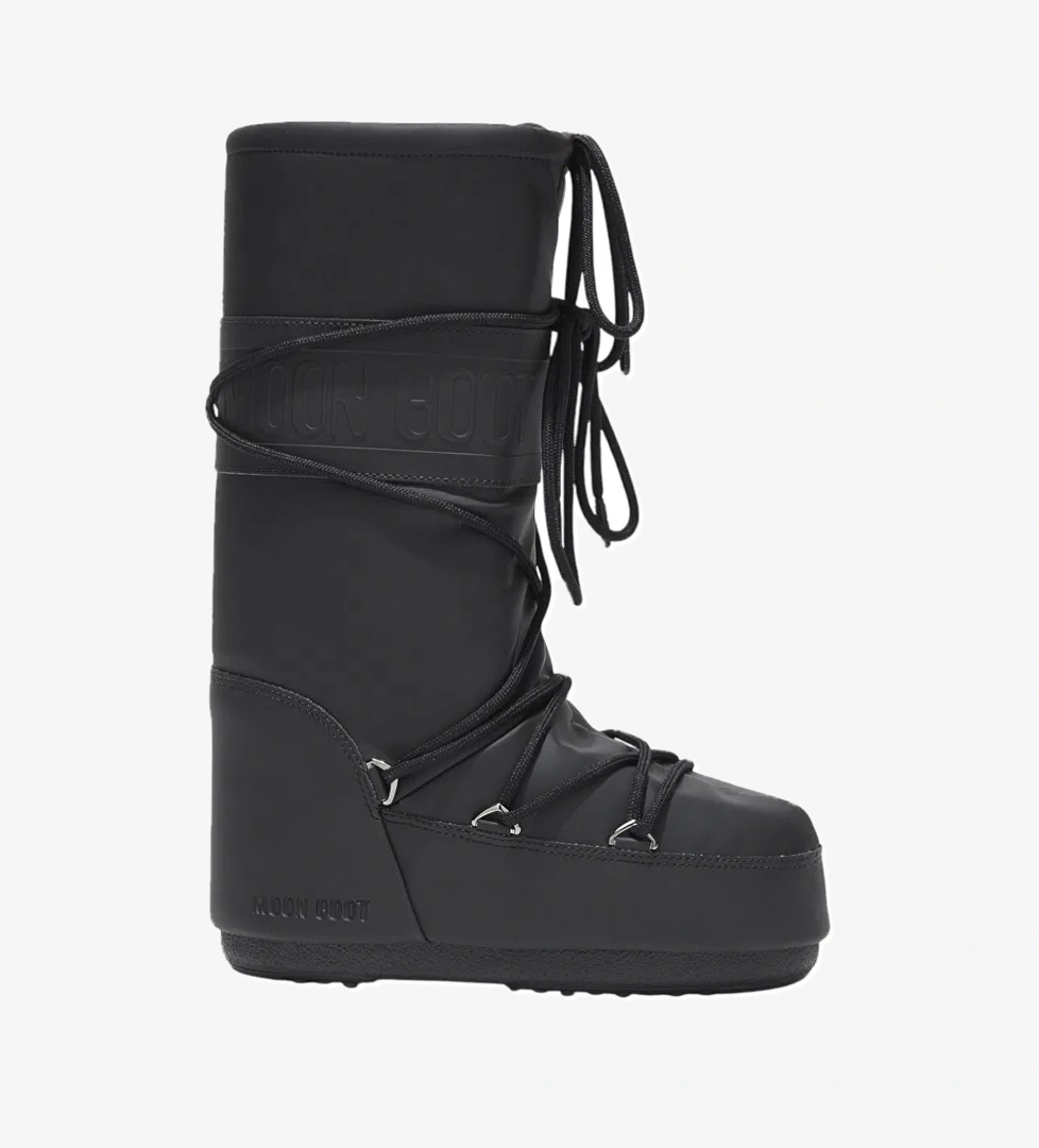 Moon Boot Moon Boot 80d1402760-n001 Moon Boot Icon Rubber Kadın Siyah Kar Botu | FashFed Siyah - 1. görsel
