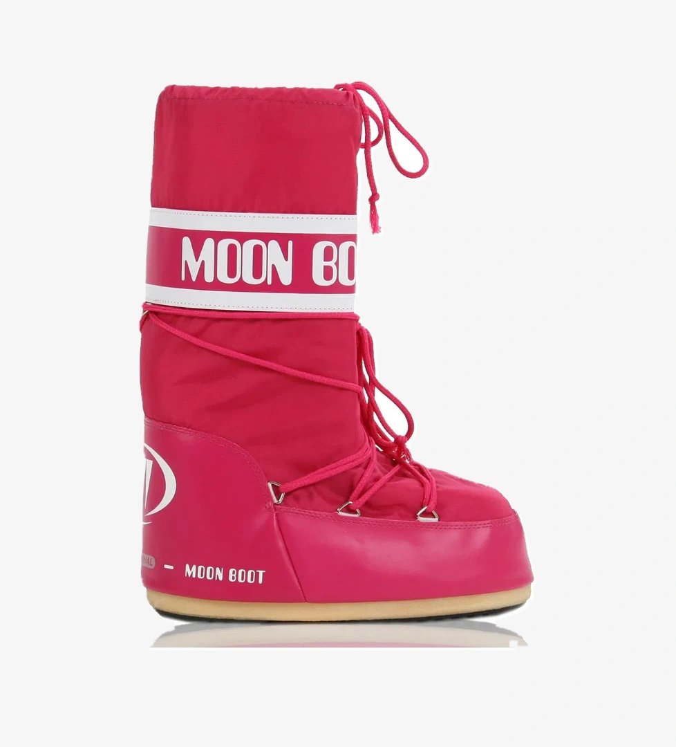 Moon Boot Moon Boot Mb Icon Nylon Kadın Pembe Kar Botu | FashFed Pembe - 1. görsel