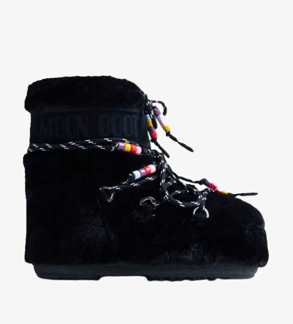 Moon Boot Mb Icon Low Faux Fur Beads model görseli