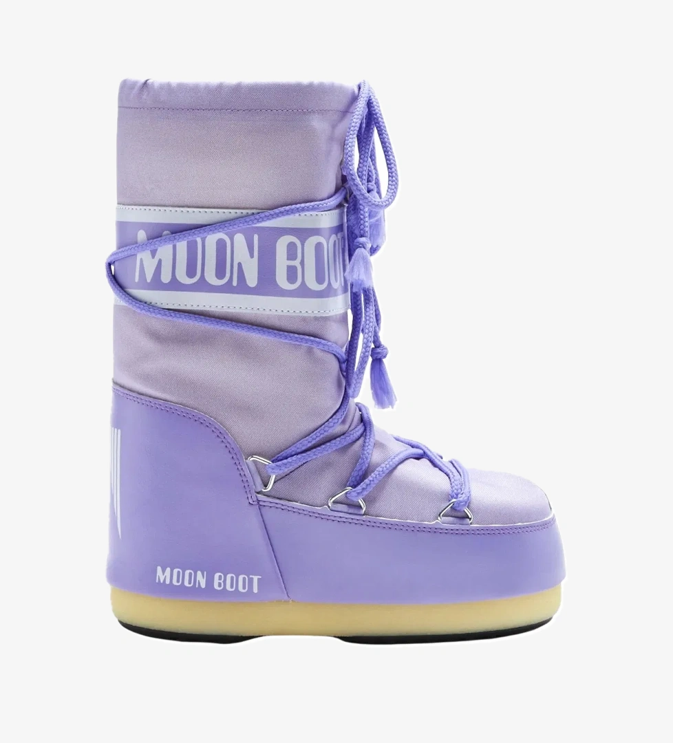 Moon Boot Moon Boot Icon Nylon Kız Çocuk Mor Kar Botu | FashFed Mor - 1. görsel