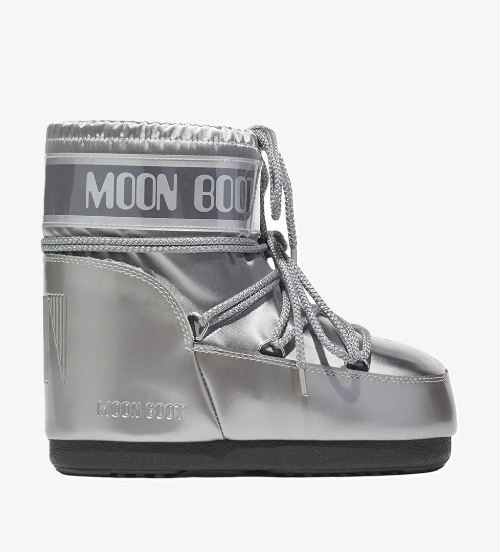 Moon Boot Moon Boot Moon Boot Icon Low Glance Kadın Gri Kar Botu | FashFed Gri - 1. görsel