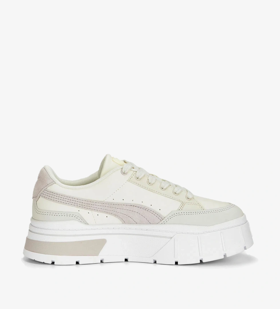 Puma Puma Mayze Stack Luxe Kadın Bej Sneaker | FashFed Bej - 1. görsel