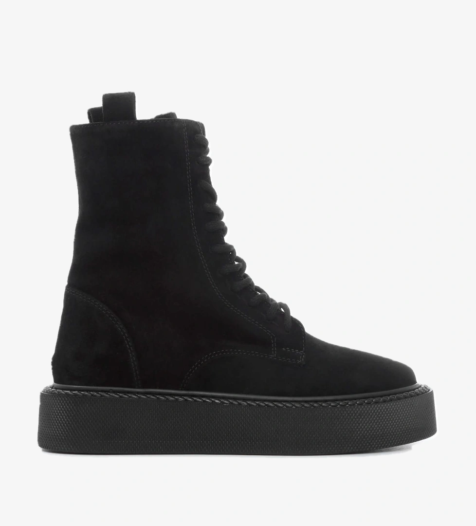 Tamer Tanca Tamer Tanca Kadın Hakiki Deri Siyah POSTAL Bot | FashFed Siyah - 1. görsel