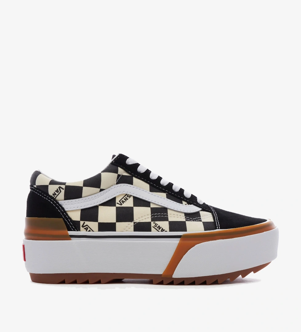 Vans Vans Ua Old Skool Stacked Kadın Siyah Sneaker | FashFed Siyah - 1. görsel