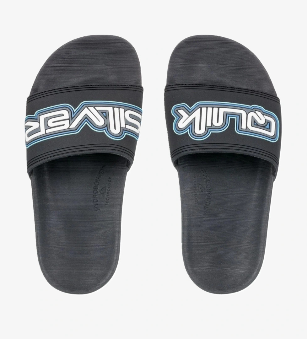 Quiksilver Quiksilver Rivi Wordmark Slide II Youth Erkek Çocuk Siyah Terlik FashFed'de! Siyah - 1. görsel