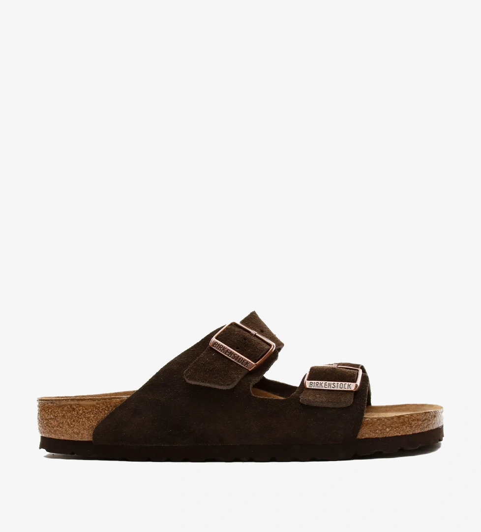 Birkenstock Arizona SFB VL Erkek Kahverengi Terlik - Görsel 1