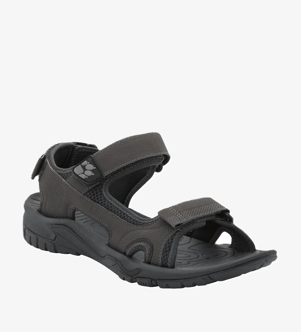 Jack Wolfskin Lakewood Cruise Sandal Erkek Gri Sandalet - Görsel 1