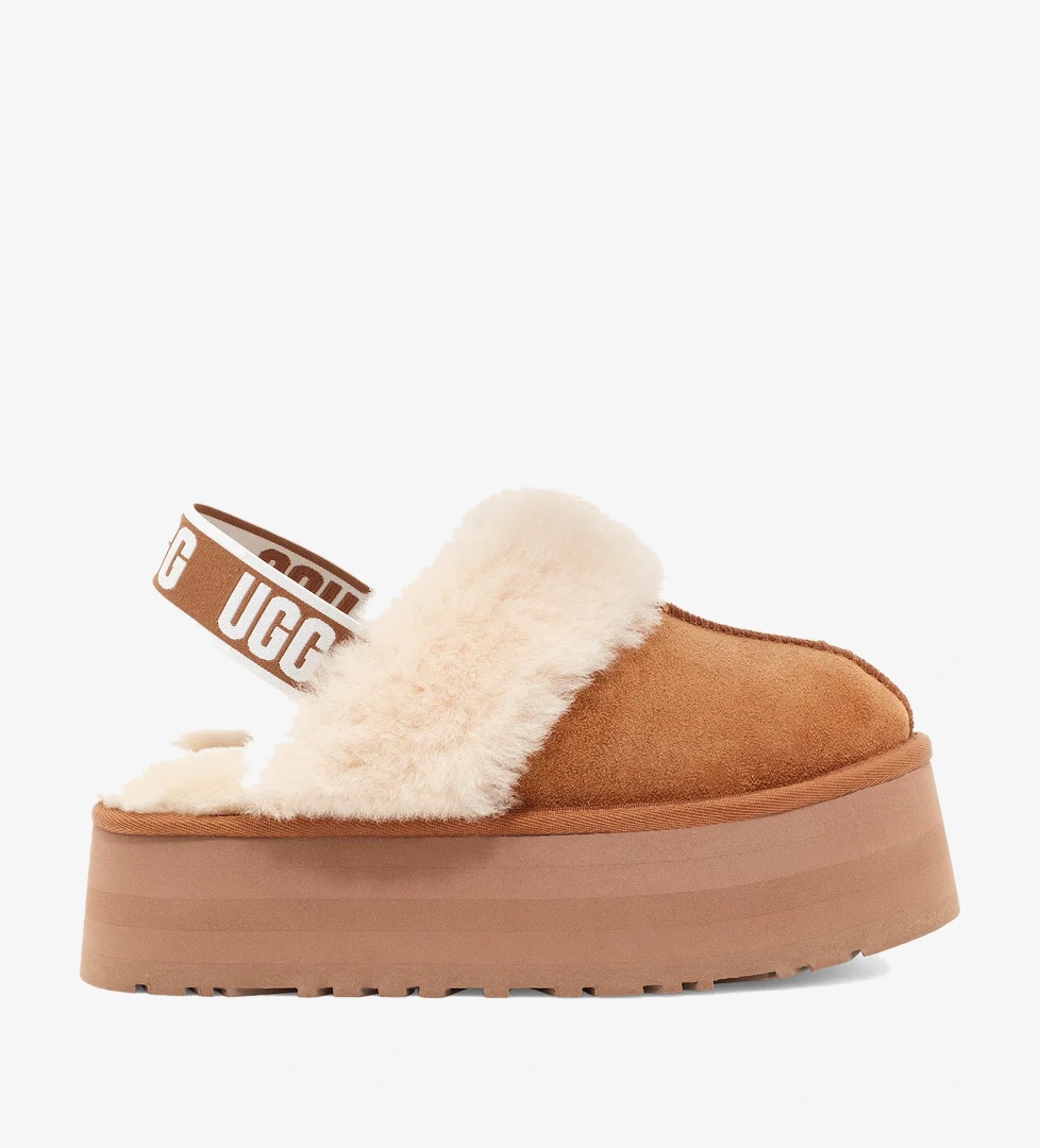 UGG Funkette Kadın Taba Terlik