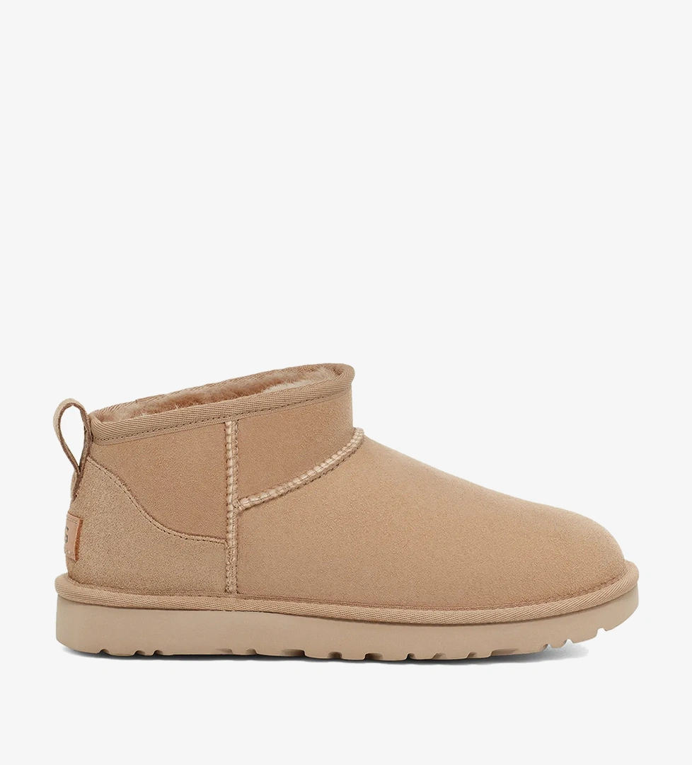 Ugg Ugg Classic Ultra Mini Kadın Kum Rengi Bot model görseli