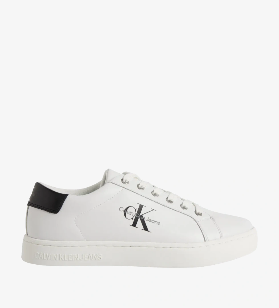 Calvin Klein Classic Cupsole Laceup Low Beyaz Erkek Spor Ayakkabı - Görsel 1
