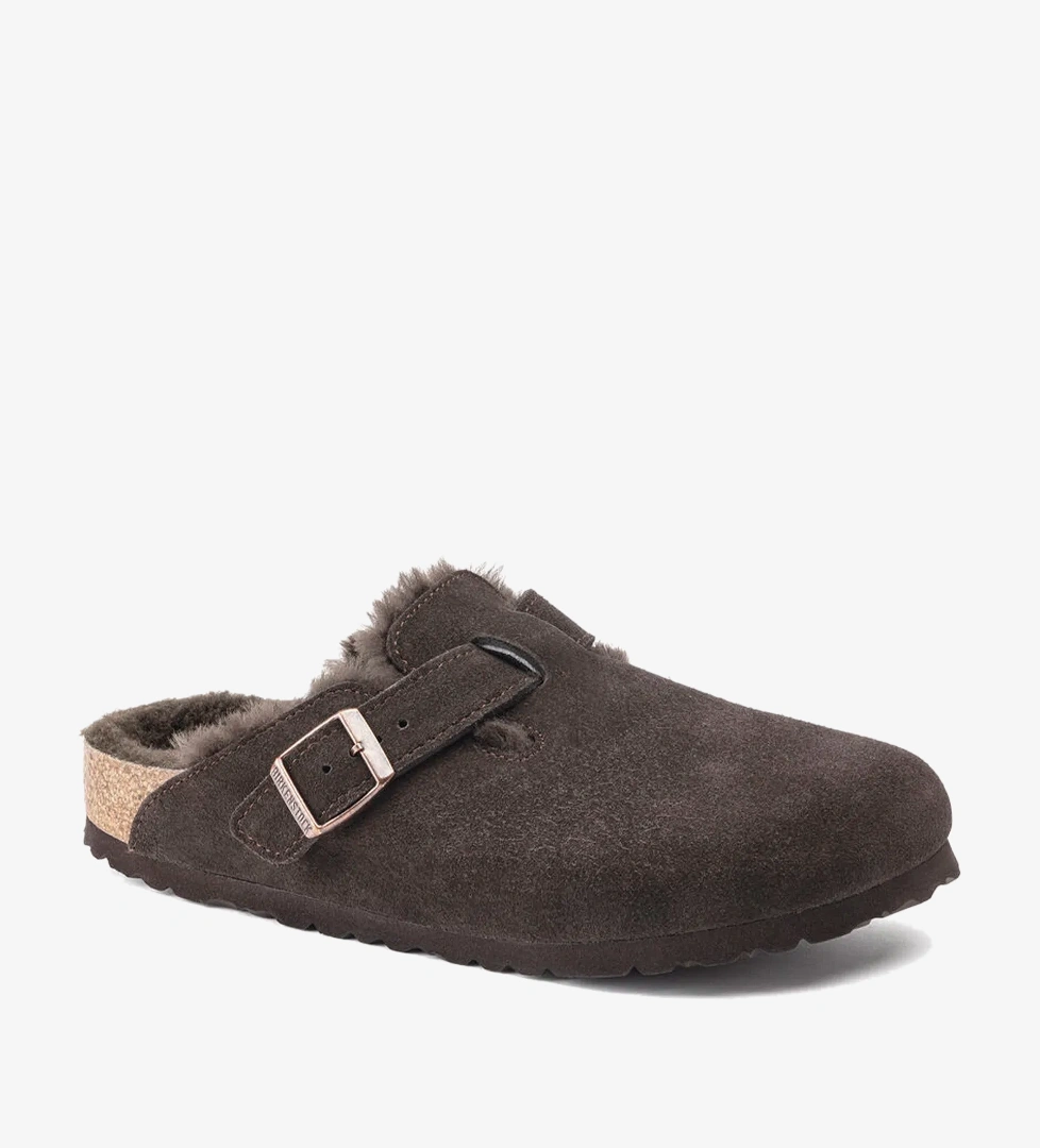 Birkenstock Birkenstock Boston Shearling Kadın Kahverengi Terlik model görseli