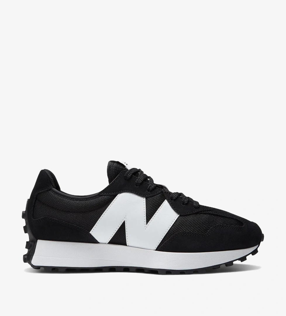New Balance 327 Unisex Siyah Spor Ayakkabı - Görsel 1