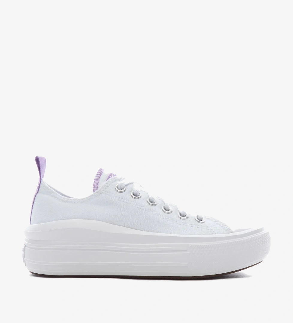 Converse Chuck Taylor All Star Move Color Pop Platform Low Kadın Beyaz Sneaker - Görsel 1