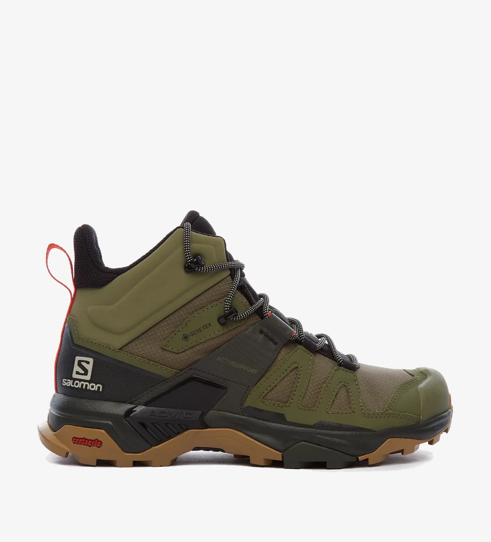 Salomon X Ultra 4 Mid Gore-Tex Erkek Yeşil Bot - Görsel 1