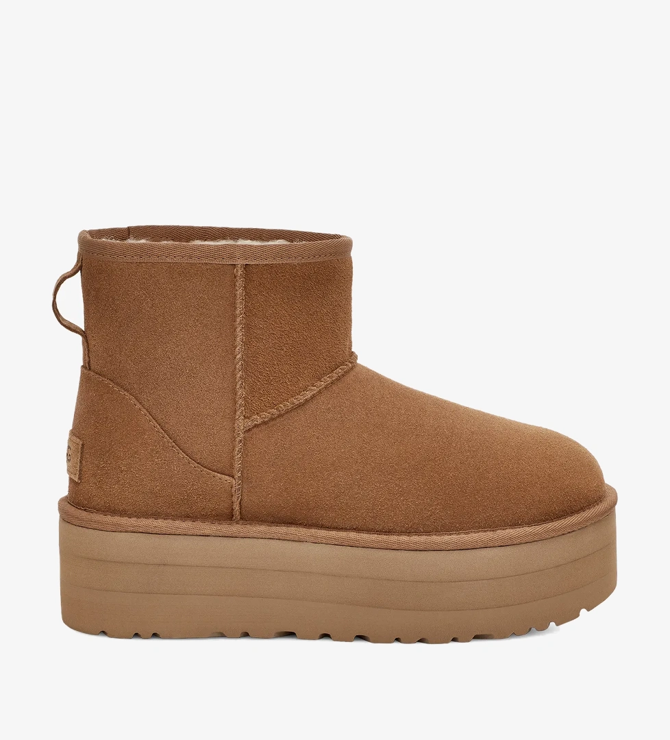 UGG Classic Mini Platform Kadın Taba Bot - Görsel 1