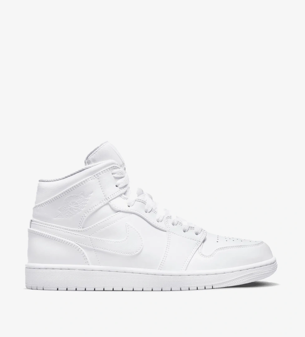 Jordan Air 1 Mid Beyaz Spor Ayakkabı