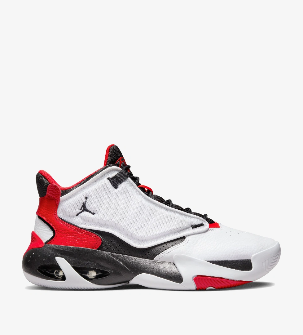 Jordan Jordan Max Aura 4 Erkek Beyaz-Kırmızı  Spor Ayakkabı Sneaker | FashFed Beyaz - 1. görsel