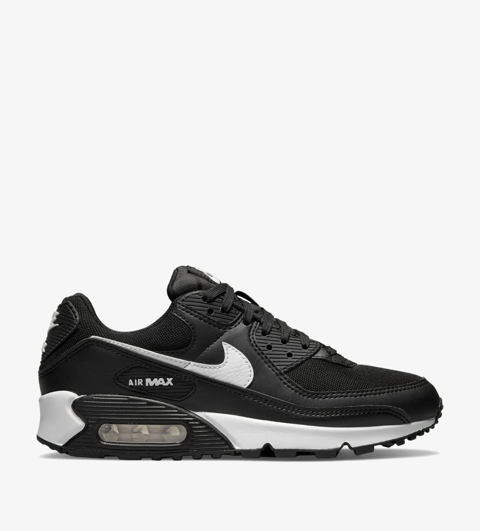 Nike Air Max 90 Kadın Siyah Spor Ayakkabı - Görsel 1