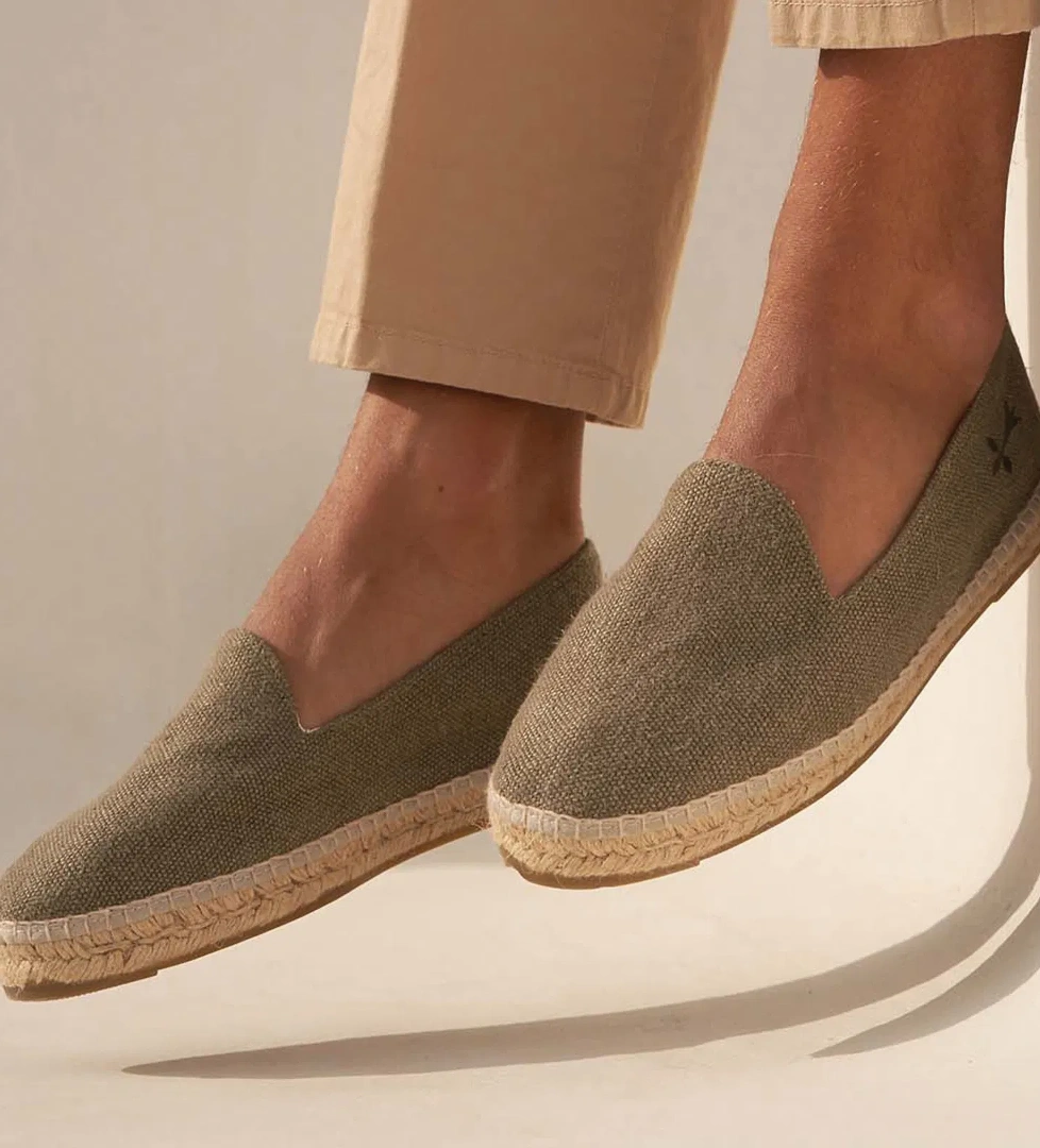 Manebi Erkek Yeşil Espadril - Görsel 1