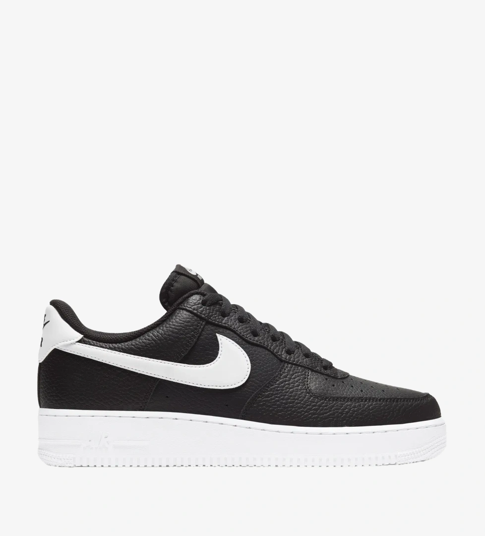 Nike Air Force 1 '07 Erkek Siyah Spor Ayakkabı