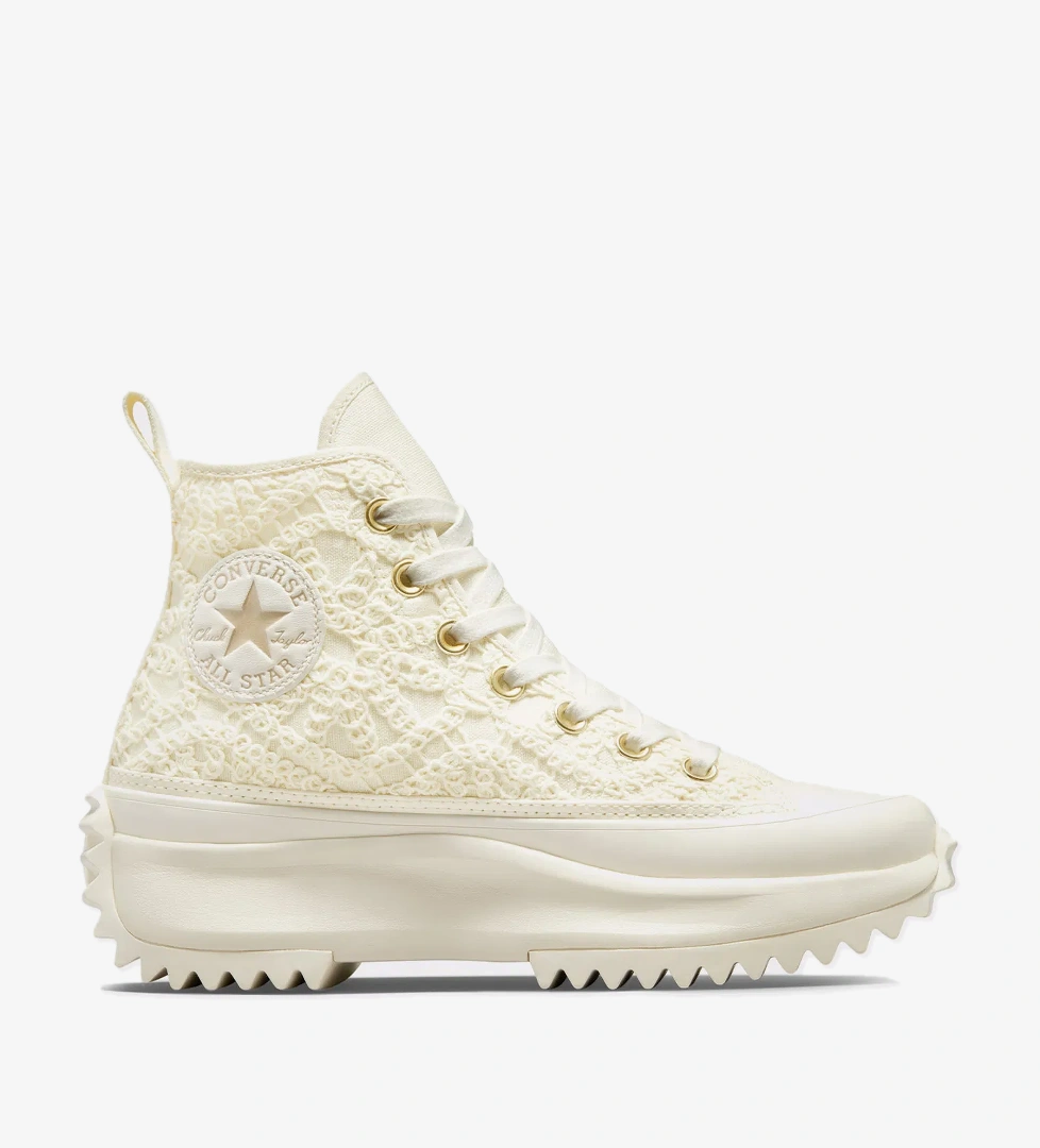 Converse Run Star Hike Kadın Krem Spor Ayakkabı - Görsel 1