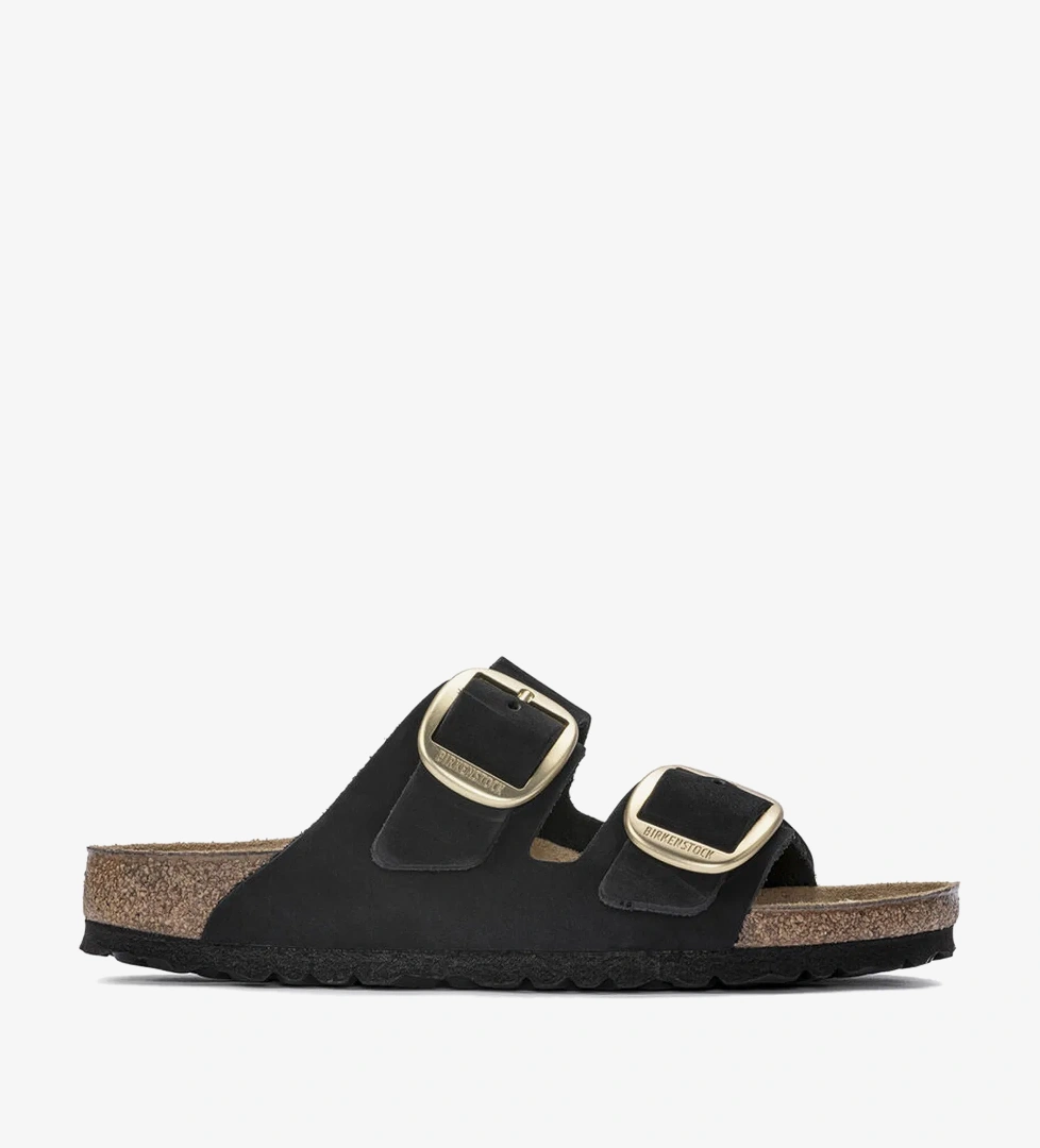 Birkenstock Arizona Big Buckle Nu Kadın Siyah Terlik - Görsel 1