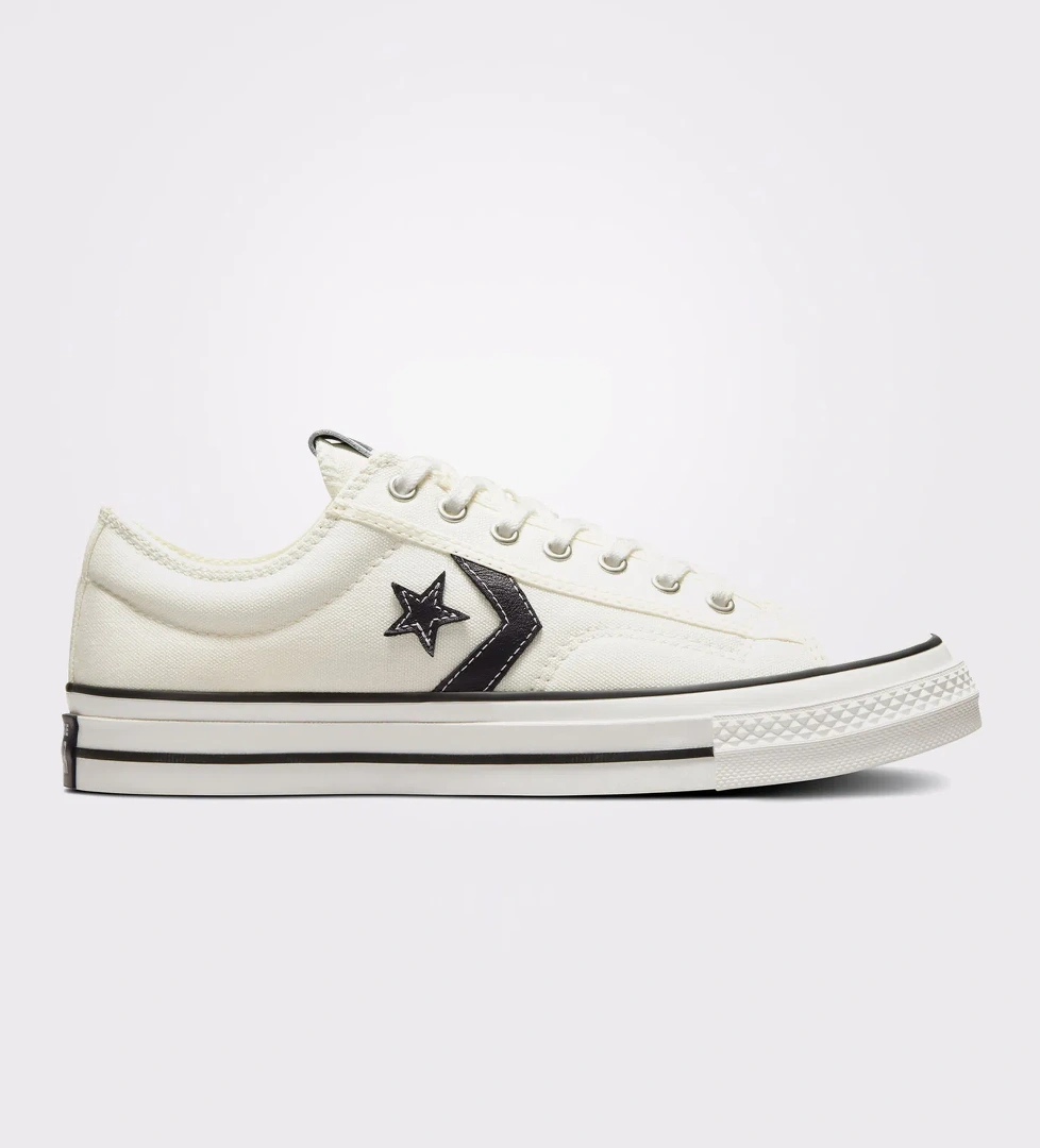 Converse Star Player 76 Premium Canvas Unisex Beyaz Sneaker - Görsel 1