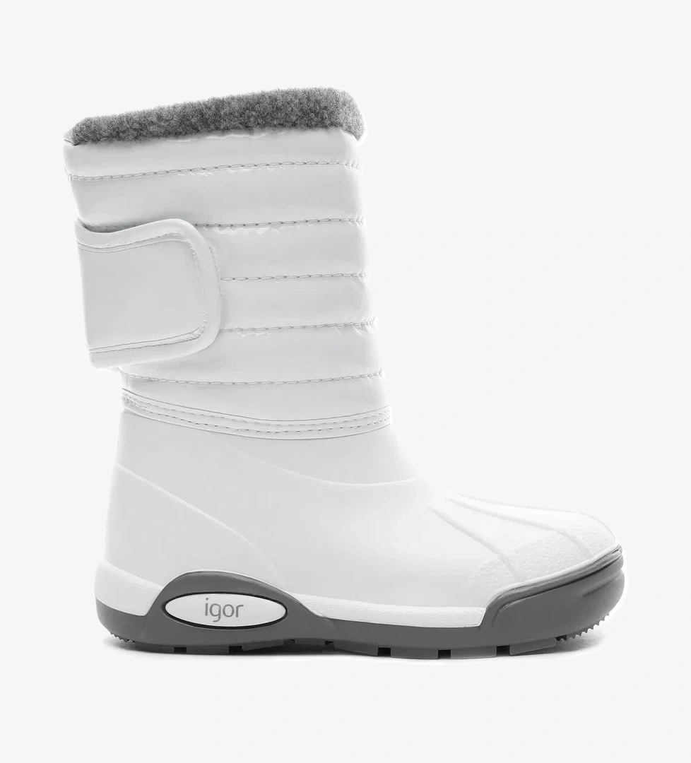 Igor Topo Ski Charol Beyaz Bebek Yağmur Botu - Görsel 1
