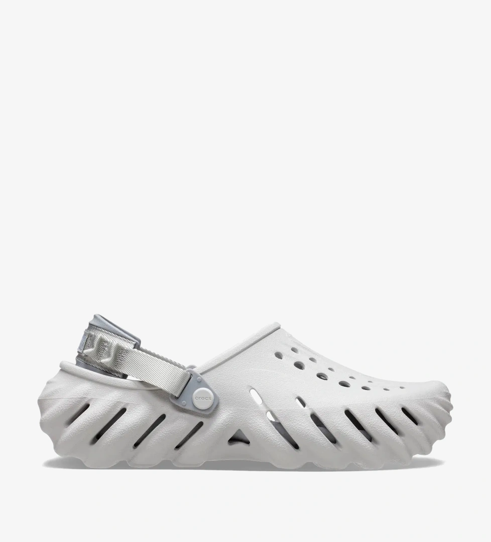 Crocs Echo Clog Unisex Gri Terlik - Görsel 1