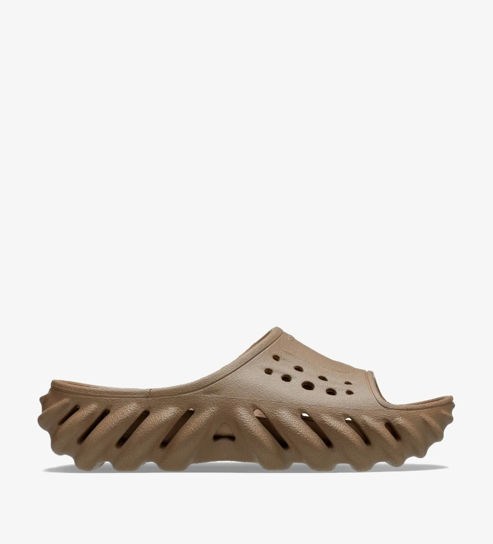 Crocs Echo Slide Unisex Kahverengi Terlik - Görsel 1