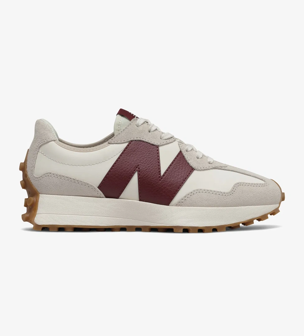 New Balance 327 Lifestyle Kadın Beyaz Spor Ayakkabı - Görsel 1