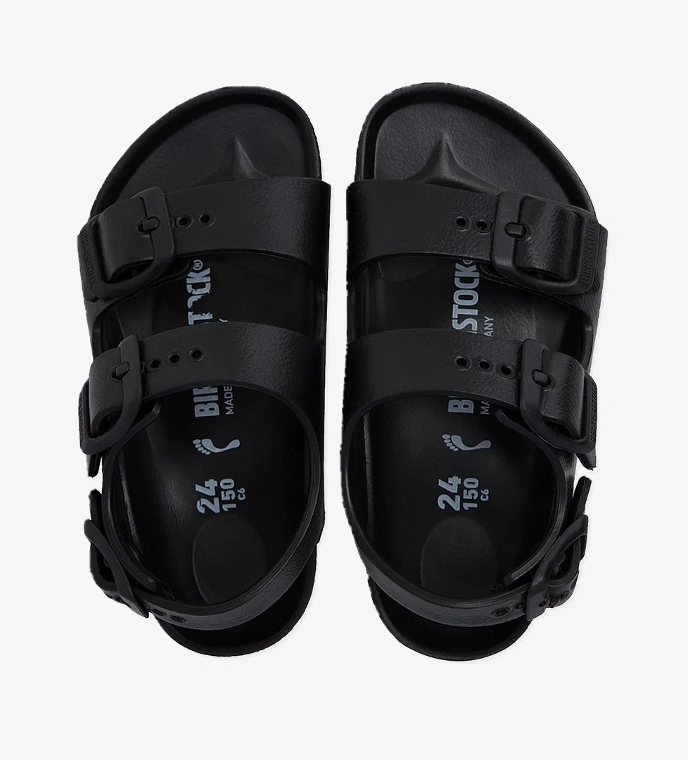 Birkenstock Milano Eva Bebek Siyah Sandalet - Görsel 1