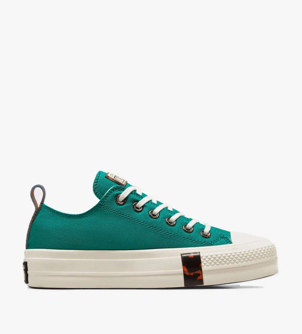 Converse Converse Chuck Taylor All Star Lift Platform Tortoise Kadın Yeşil Sneaker model görseli
