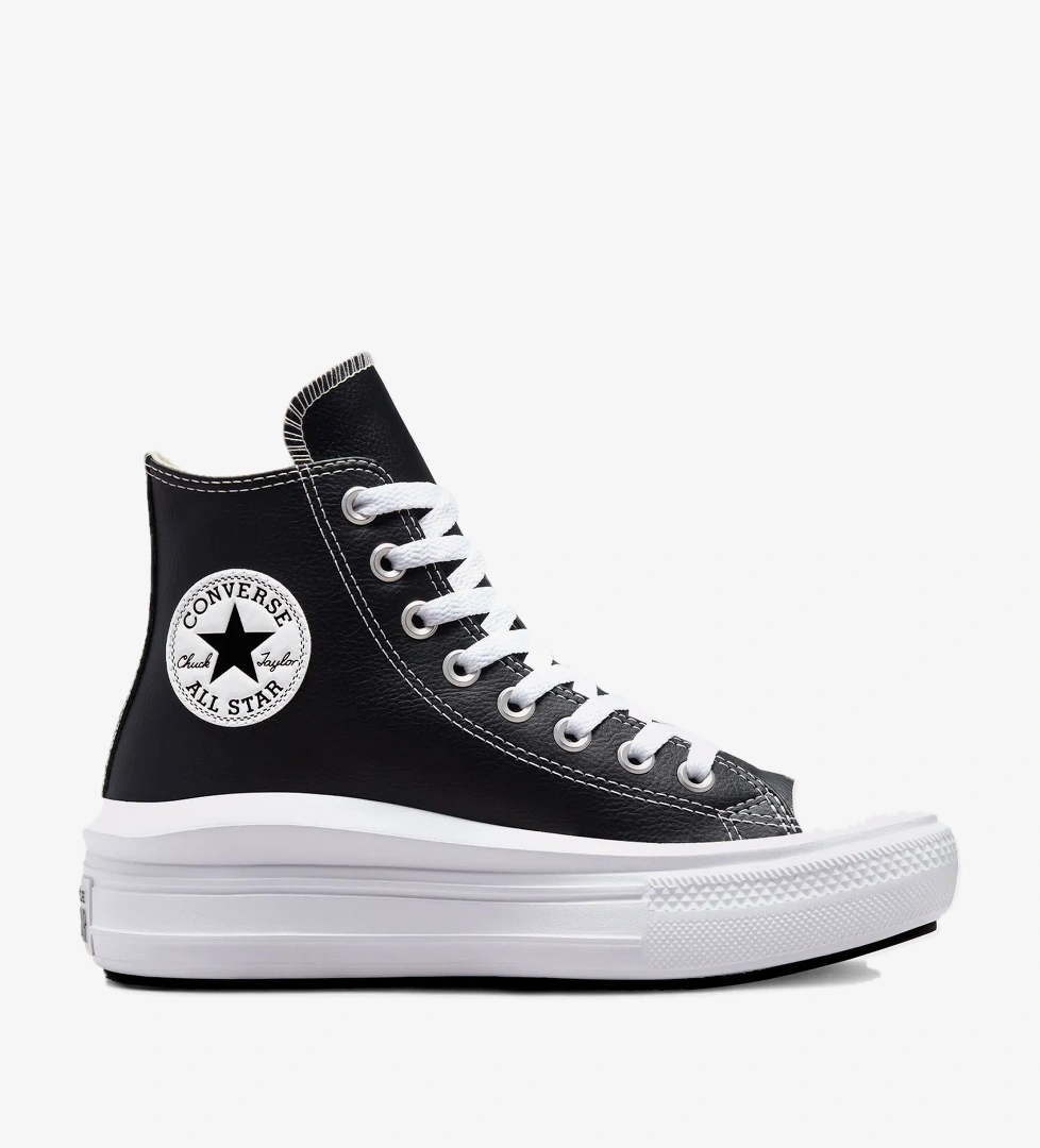 Converse Converse Chuck Taylor All Star Move Platform Foundational Leather Unisex Siyah Sneaker model görseli