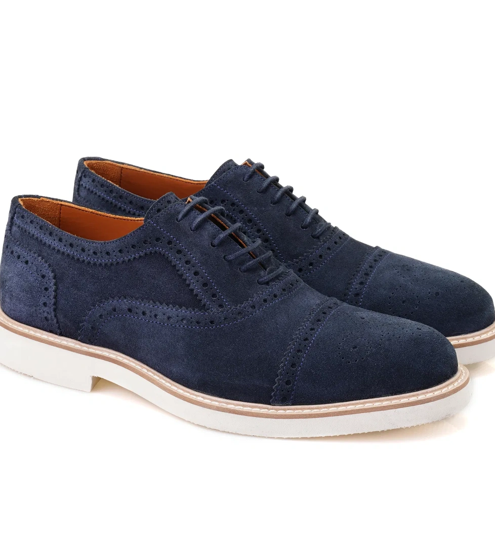Danna Lacivert Erkek Günlük Süet Deri Ayakkabı