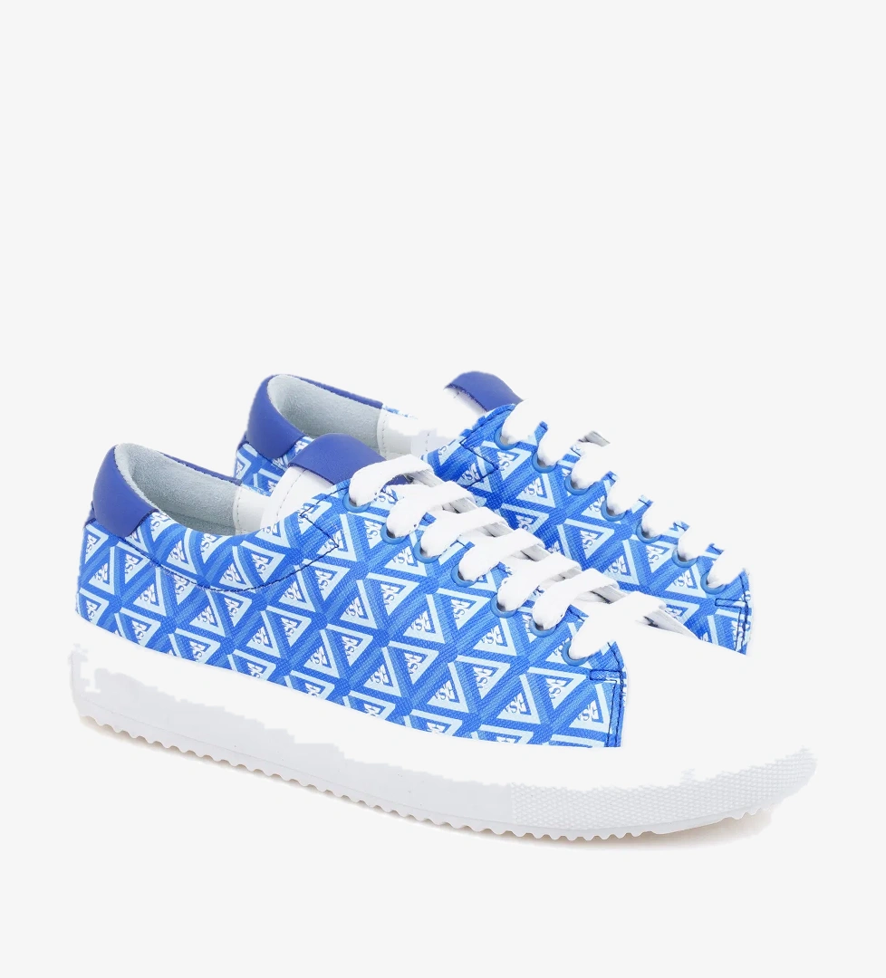 Desa Kadın Mavi Monogram Spor Ayakkabı model görseli