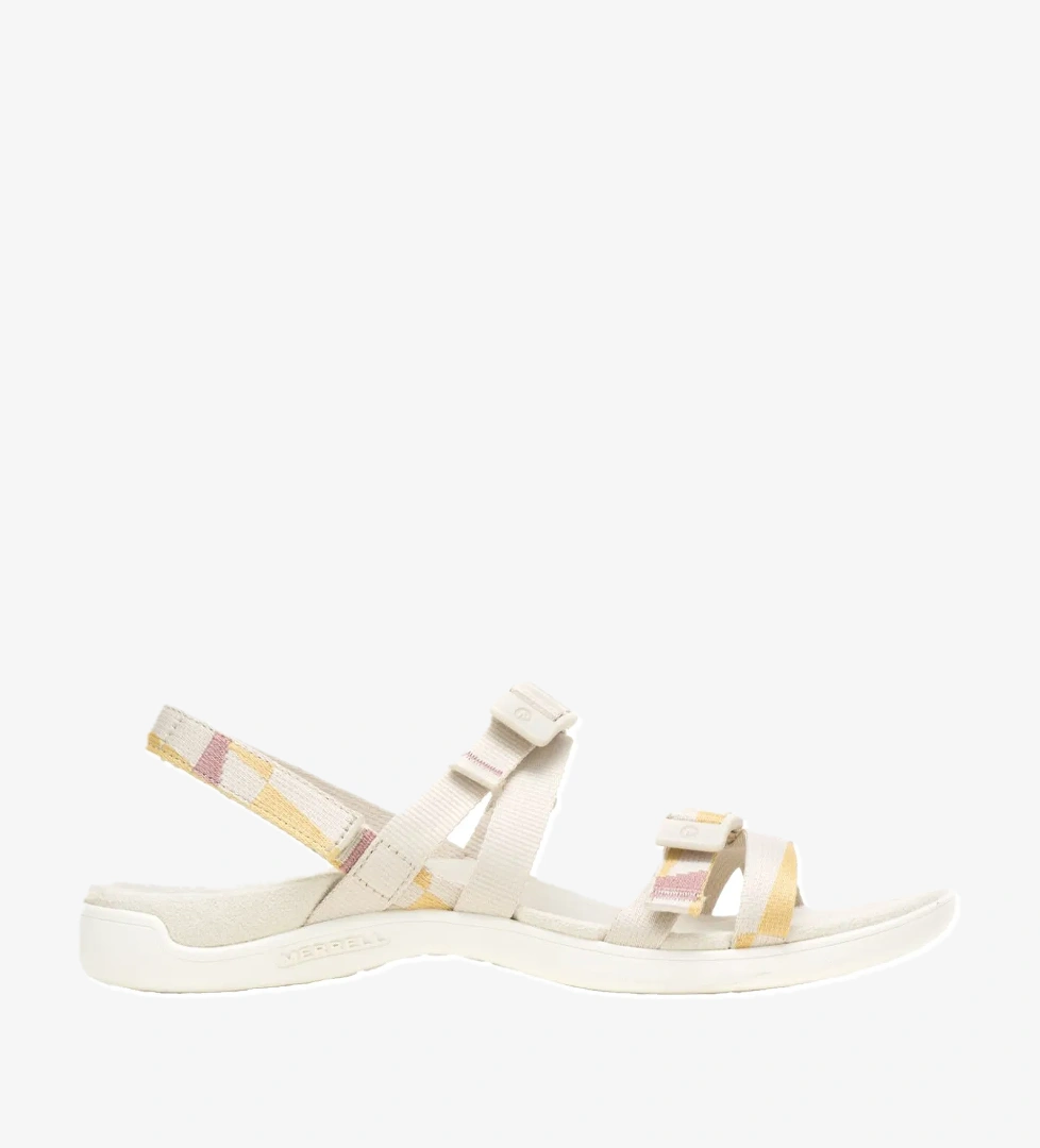 Merrell Kadın Sandalet District 3 Backstrap Web Bej - Görsel 1