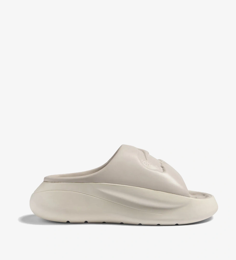 Lacoste Croco 3.0 Erkek Bej Terlik - Görsel 1