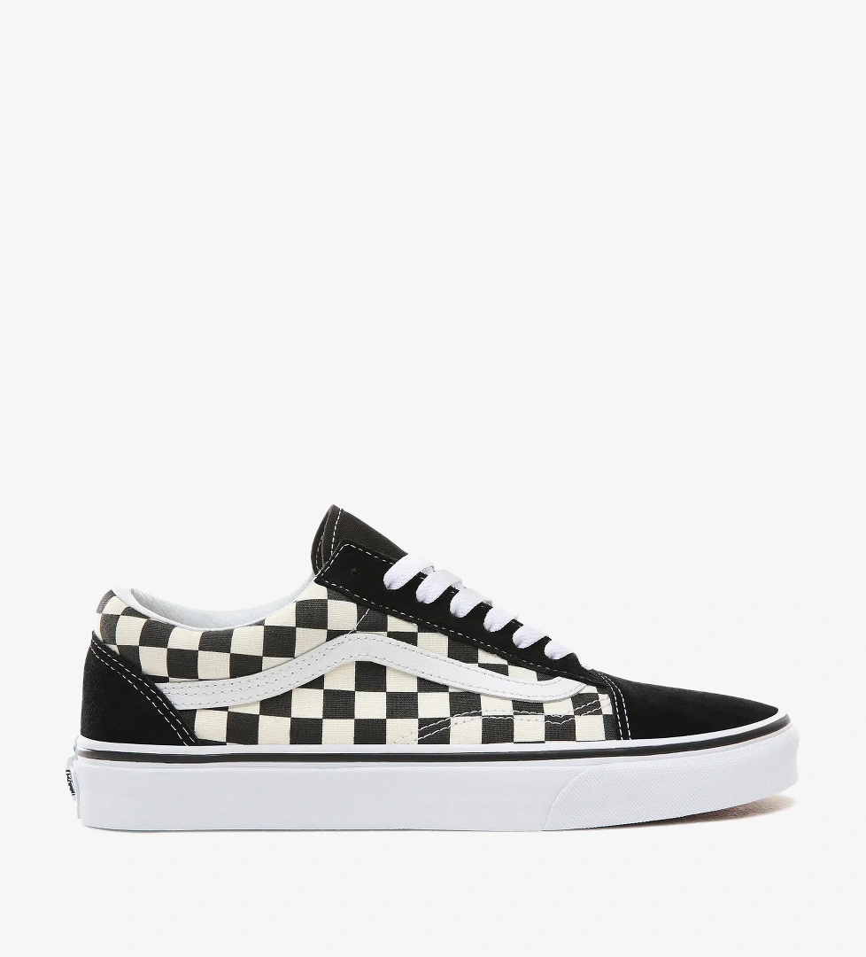 Vans Old Skool Unisex Damalı Siyah Sneaker
