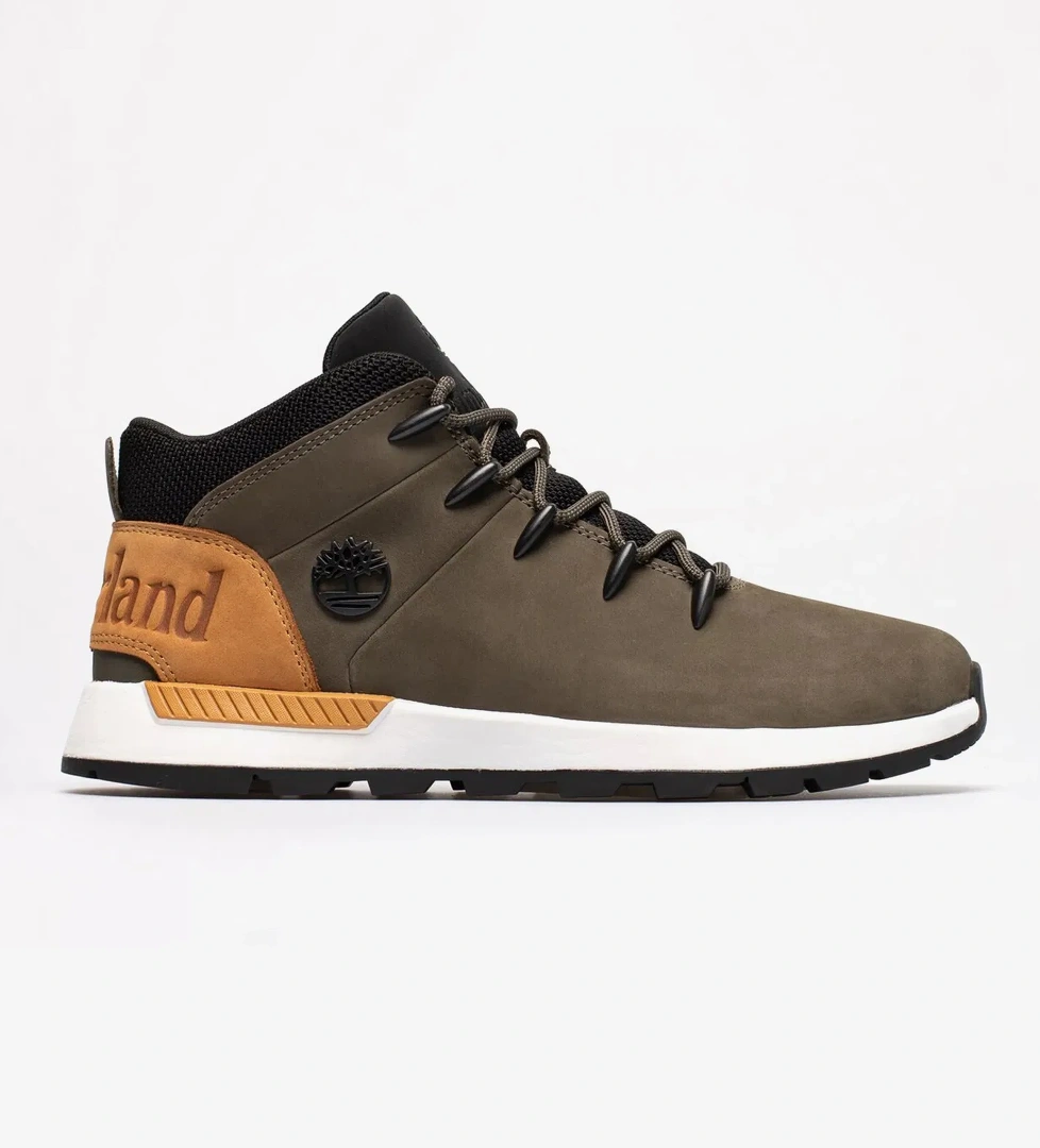 Timberland Timberland Mid Lace Up Erkek Haki Bot Outdoor Ayakkabı | FashFed Haki - 1. görsel