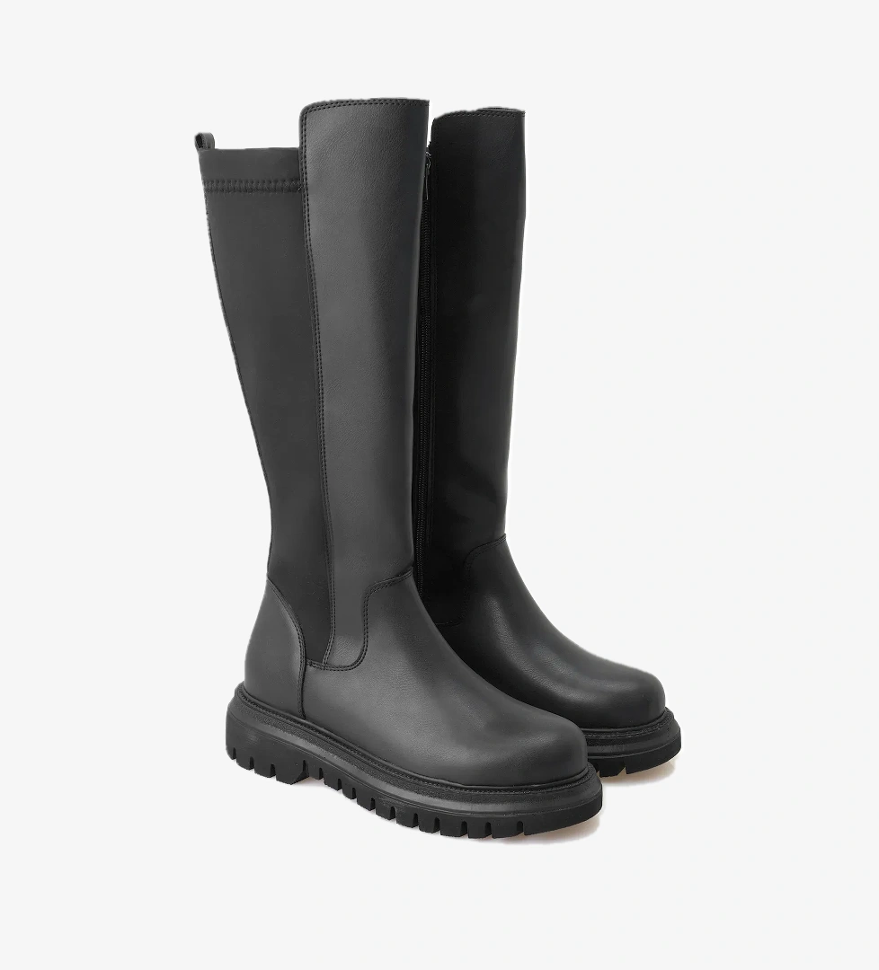 Desa Zeljko Siyah Kadın Fermuarlı Çizme model görseli