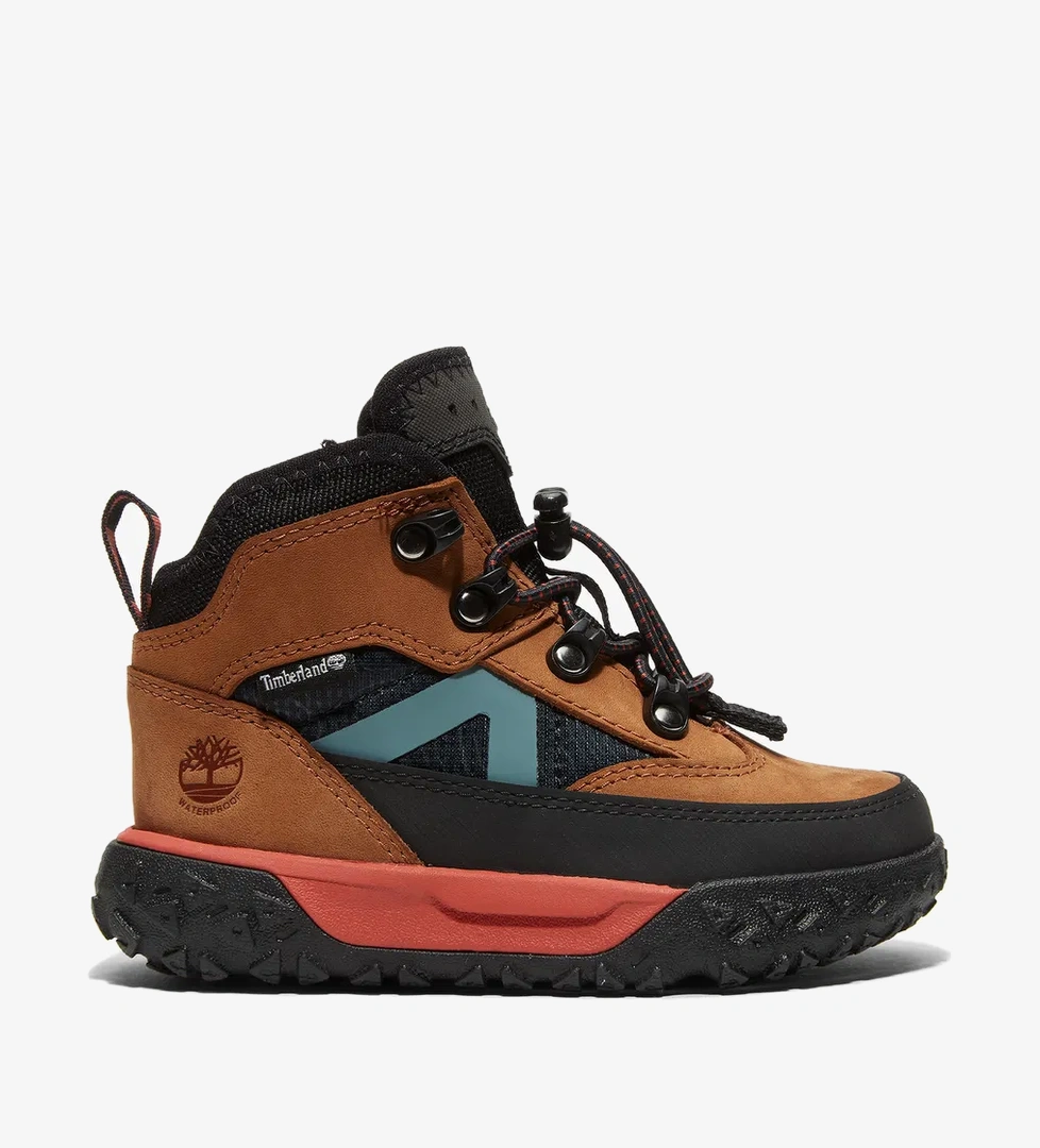 Timberland Mid Lace Up Waterproof Bebek Kahverengi Bot - Görsel 1
